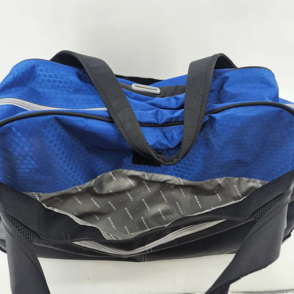 CIAO‎ Rolling Duffel Bag 22 Inch Blue Black Wheeled Carry On Travel Luggage